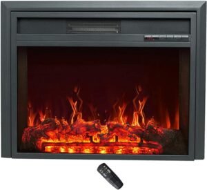C-Hopetree 28 Inch Wide Electric Fireplace